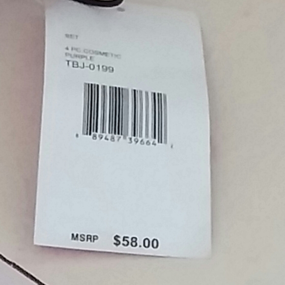 Betsey Johnson makeup storage cases. Set of 4. NWT - Picture 5 of 6